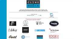 Desktop Screenshot of clynemedia.com